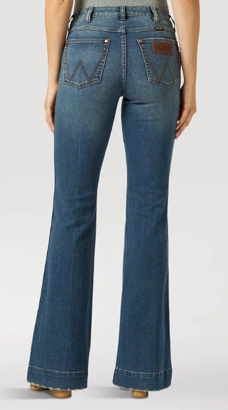 Wrangler Retro Mae Trouser Jean Women’s 1011MPESY Trousers Sale Discount