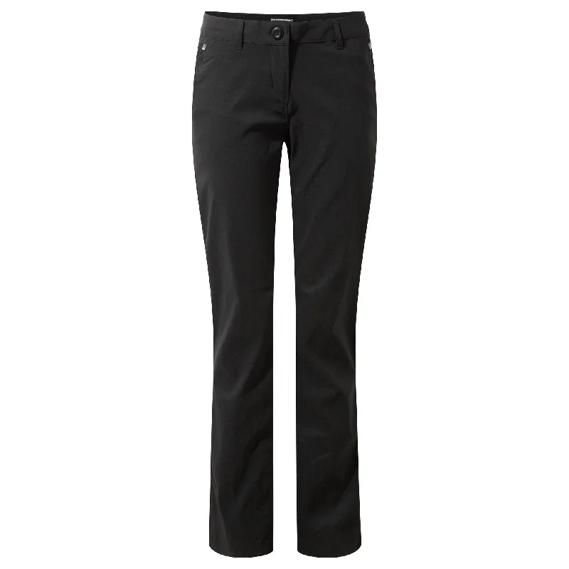 Craghoppers Ladies Kiwi Pro Stretch Trousers CWJ1280 -BLACK Trousers Winter Warm
