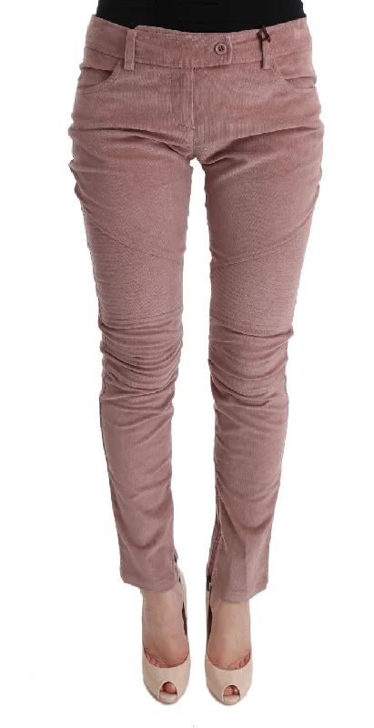 Ermanno Scervino Chic Pink Capri Cropped Trousers Trousers Trousers Formal