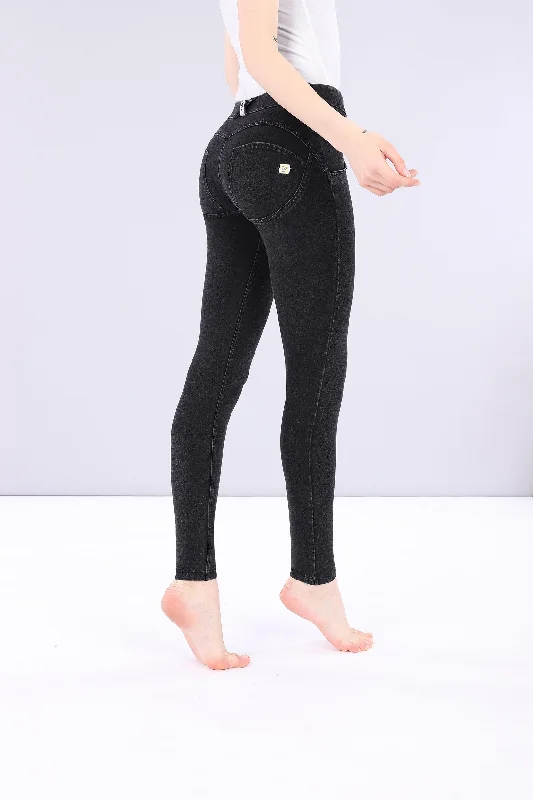 Freddy WR.UP ® regular-rise skinny-fit trousers in dark denim Trousers Hiking Durable