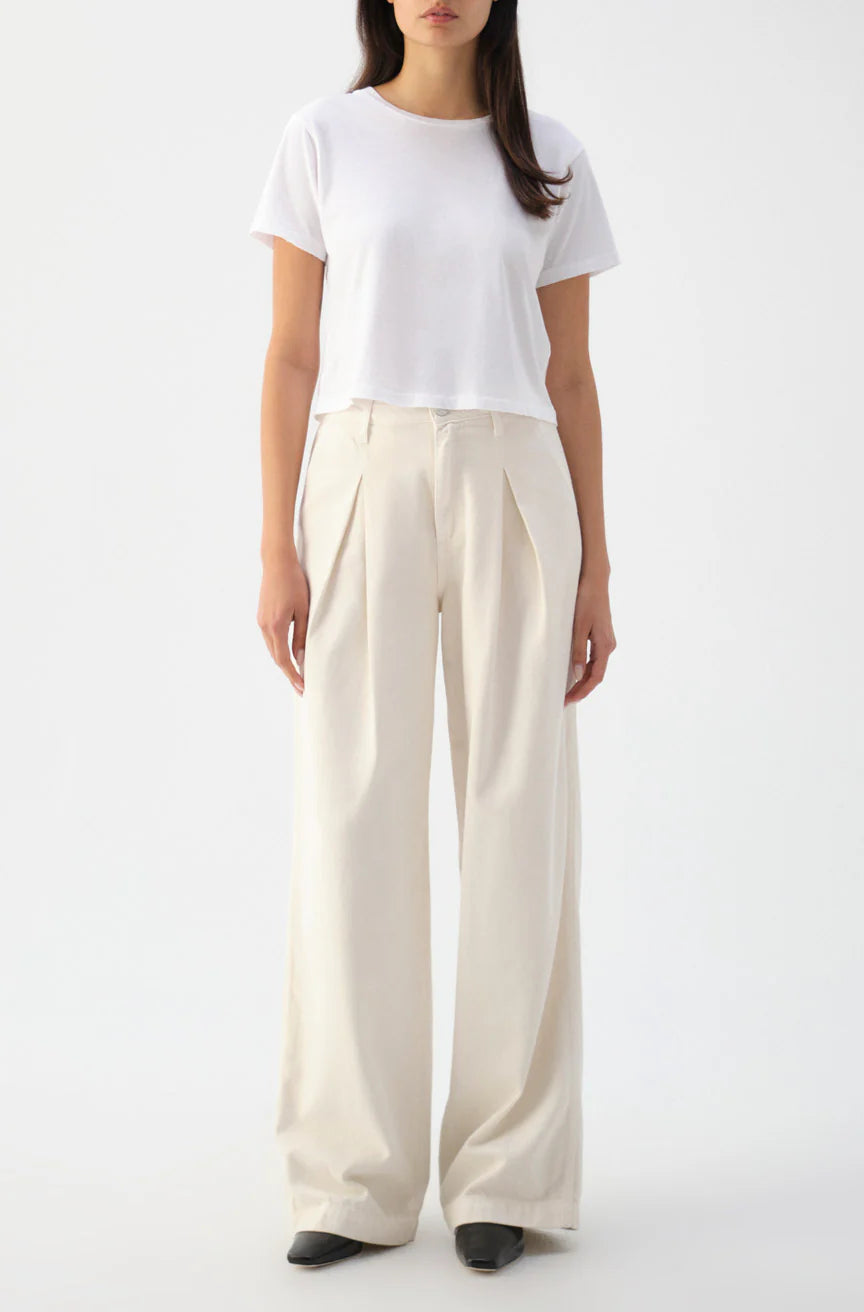 Mary Slouch Trouser - Porcelain Trousers Modern Contemporary