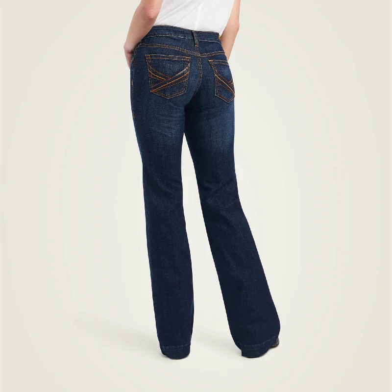 Ariat Women's Mid Rise Lexi Wide Trouser Trousers practical easy-care