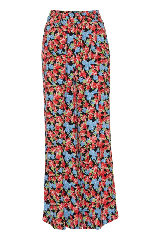 Rosalie Trousers Multi Flower Trousers Essential Wardrobe