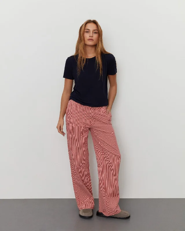 KERISW TROUSERS - Red Trousers stylish modern