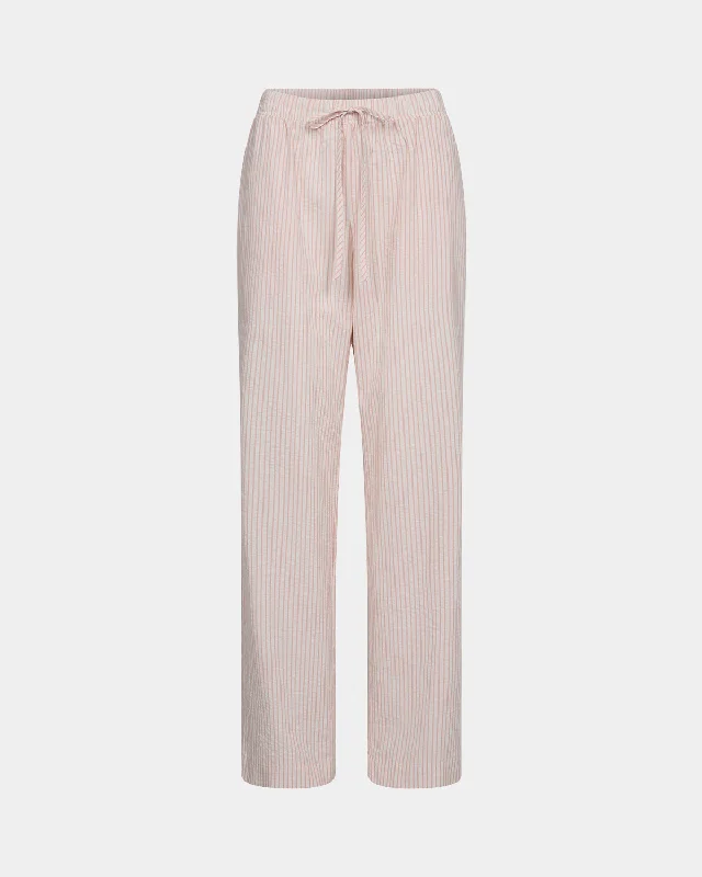 ABIGAILESW TROUSERS - Rose striped Trousers versatile all-occasion