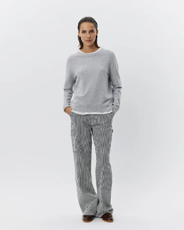 GITTESW TROUSERS - Black Trousers Velvet Soft