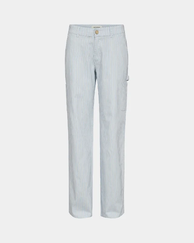 GITTESW TROUSERS - Ice Blue Trousers Gym Athletic