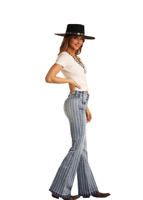 Women's Rock & Roll Cowgirl High Rise Trouser #W8H2533 Trousers Essential Wardrobe