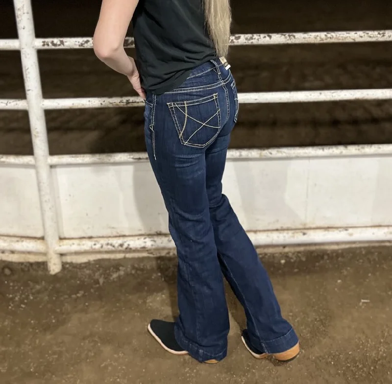 Women's Ariat Slim Rascal Trouser Trousers Designer Luxury