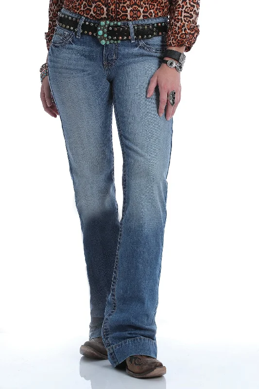 Women's Jayley Trouser Jean-Light Stonewash Trousers Spring Floral