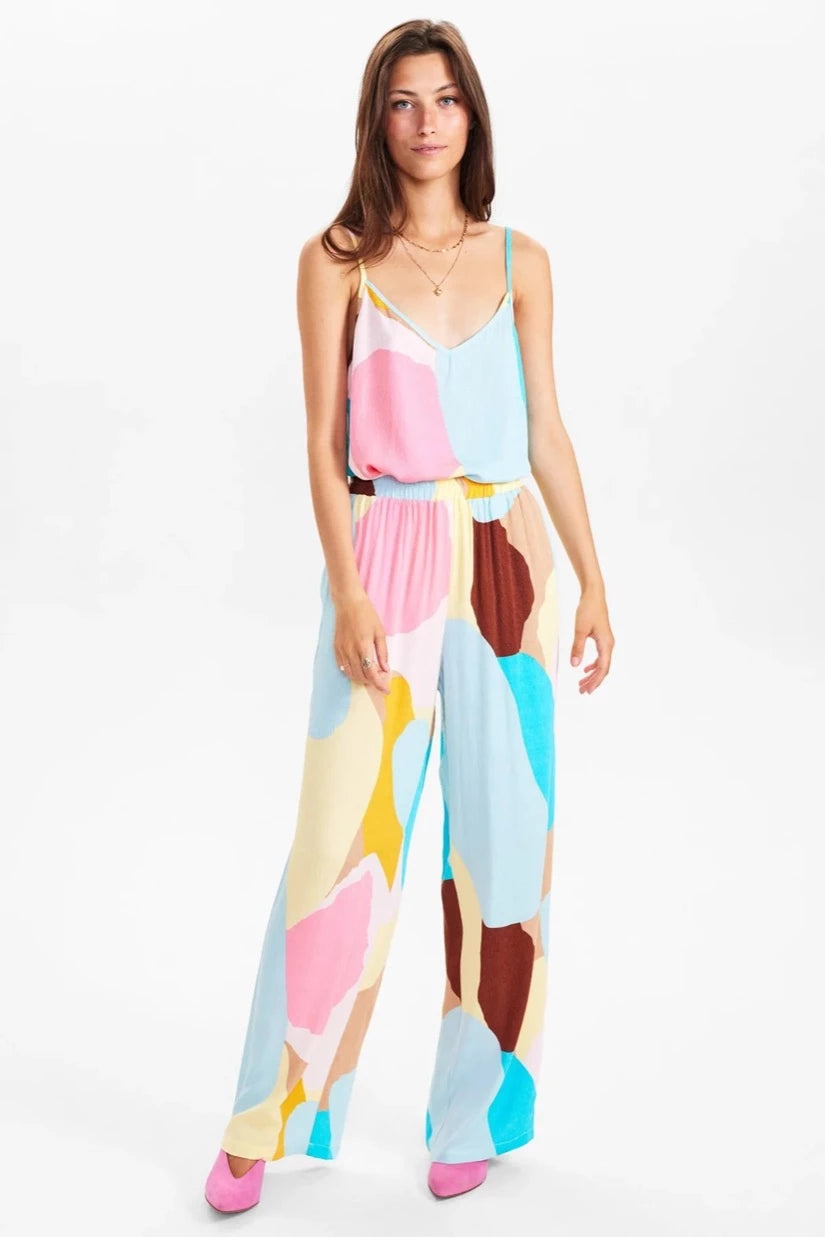Ziggie Trousers Crystal Blue Trousers Wedding White