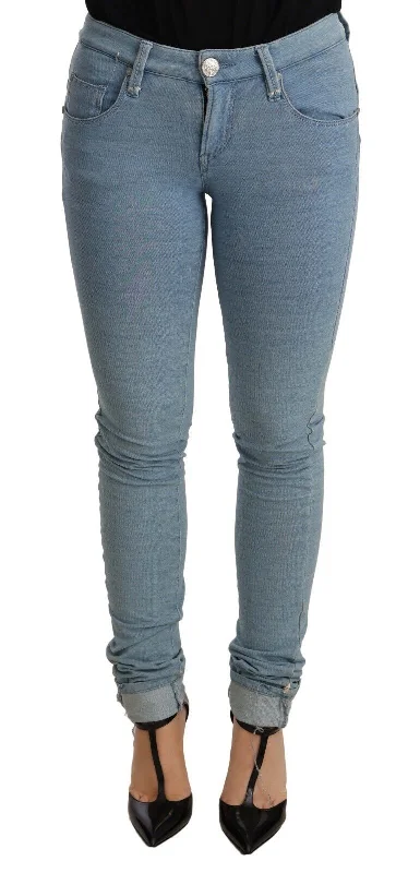 Acht  Cotton Stretch Hem Slim Fit Women  Women's Trouser Trousers versatile functional