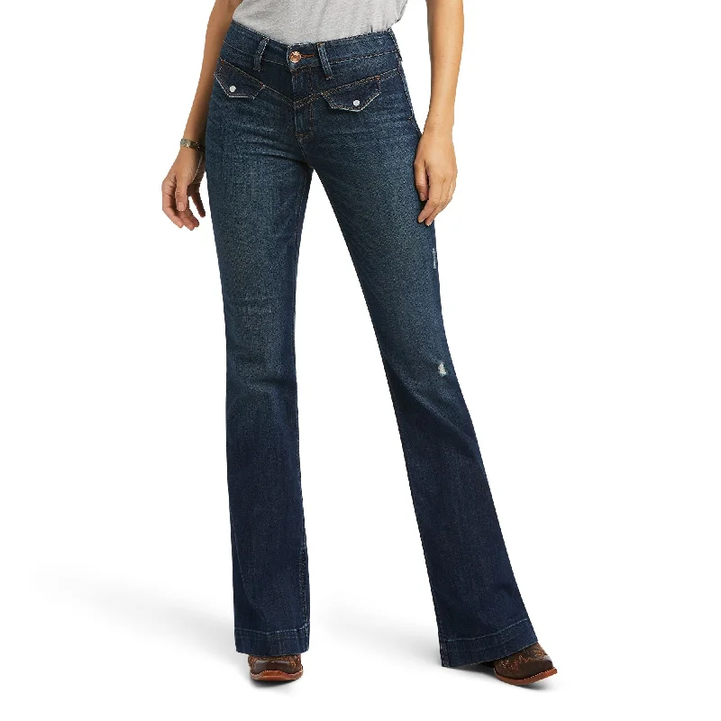 Ariat Ladies Slim Trouser Bessie Pacific Regular Trousers cozy comfortable