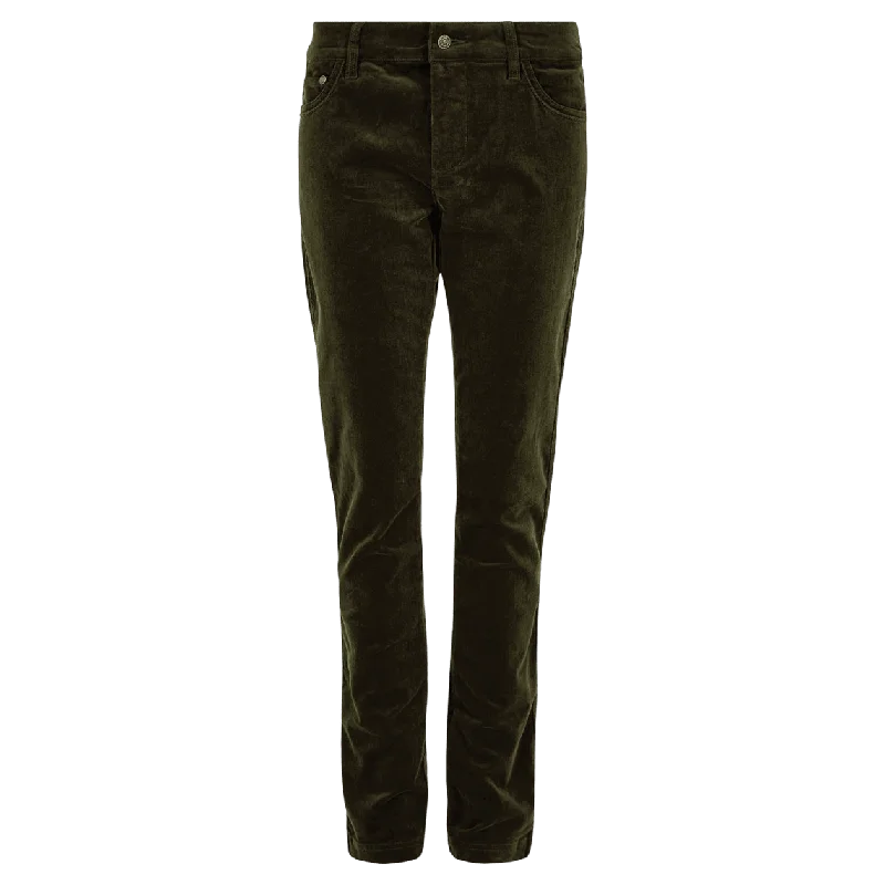 Dubarry Honeysuckle Cord Trousers High Waist Slim Fit Ankle Length