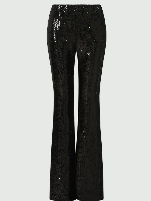 Marella Women's CHIETI Black Sequin Trousers 24237860122 Col 001 Trousers Wedding White Marella Women's CHIETI Black Sequin Trousers 24237860122 Col 001 Trousers Wedding White