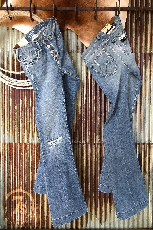 The Layne High Rise Slim Trouser Jean *Exclusive* Trousers Capri Summer