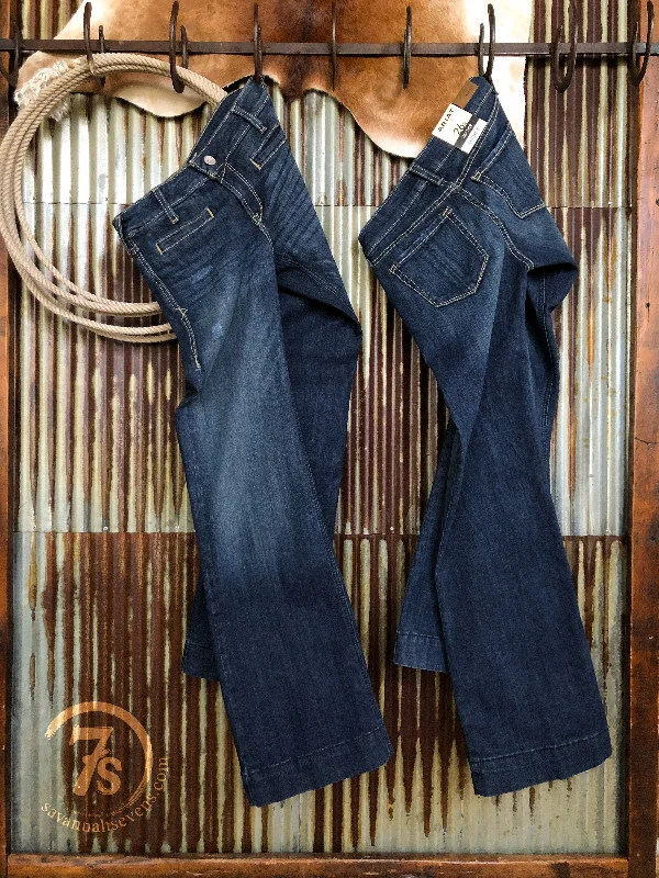 The McIntyre Mid Rise Trouser Jean {& plus sizes} Wide Leg Loose Fit Mid Waist