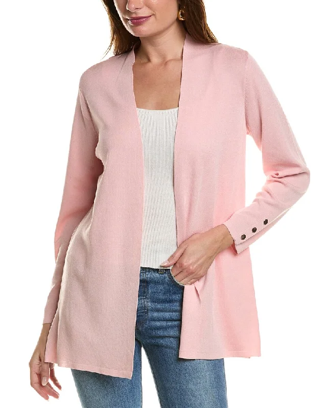 Anne Klein Carmel Cardigan Fleece Fabric Down Fabric Feather Fabric