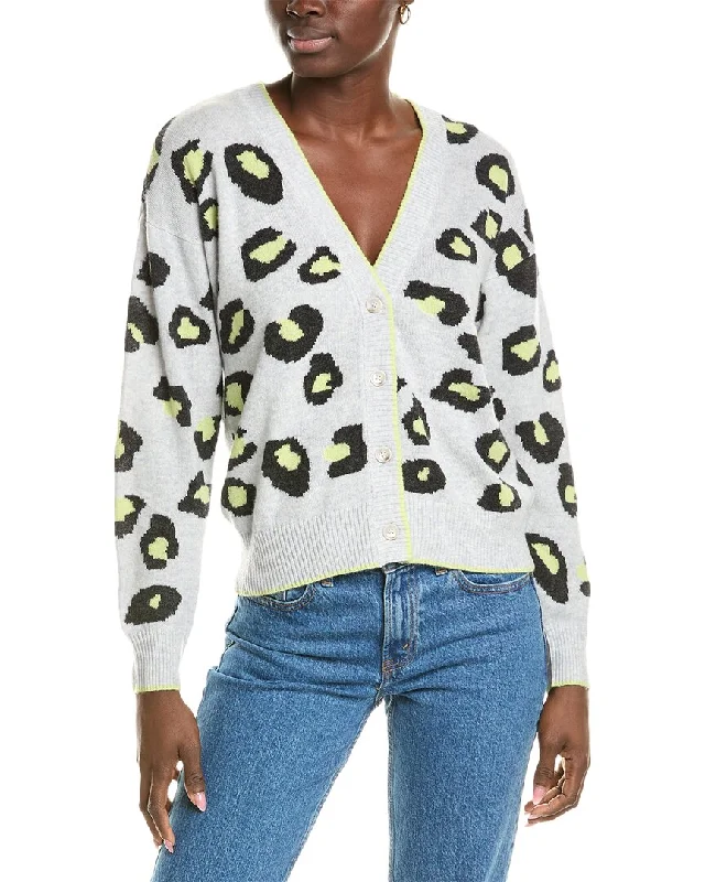 Brodie Cashmere Wool & Cashmere-Blend Intarsia Leopard Cardigan Boxy Cardigan Fitted Cardigan A-Line Brodie Cashmere Wool & Cashmere-Blend Intarsia Leopard Cardigan Boxy Cardigan Fitted Cardigan A-Line