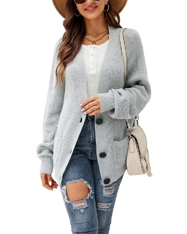Caifeng Cardigan Seamless Knitted Crochet