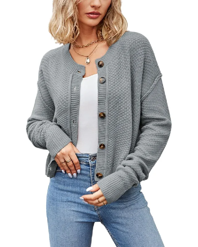 CERCEI STUDIO Cardigan Rayon Fabric Velvet Fabric Corduroy Fabric
