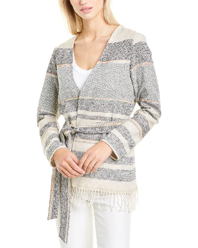 Drew Lolita Cardigan Glossy Satin Silk