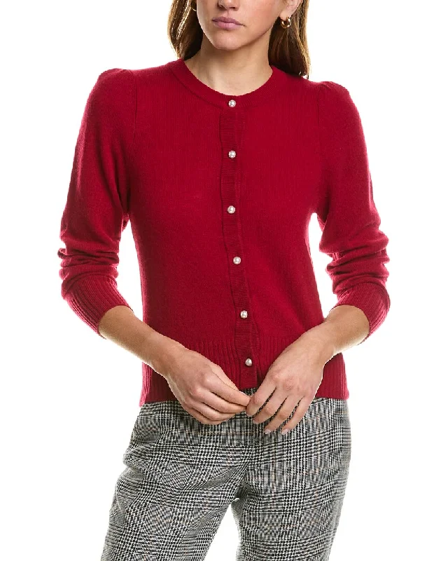 Hannah Rose Cashmere Cardigan Fitted Loose Oversized