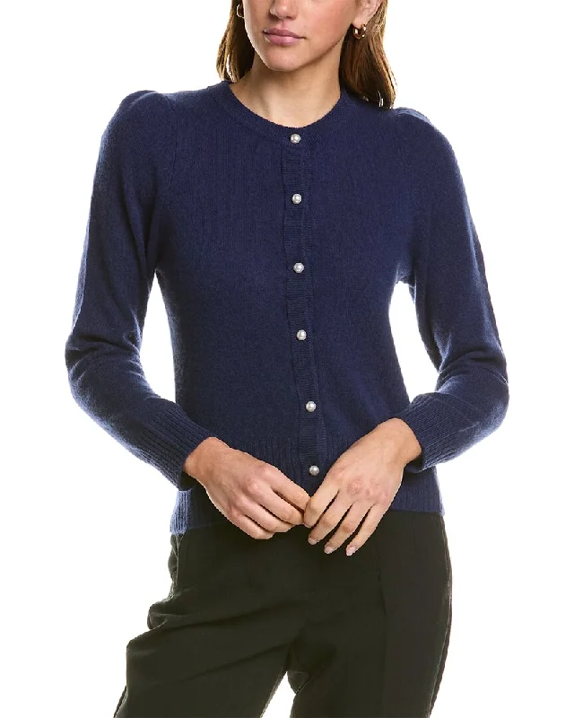 Hannah Rose Cashmere Cardigan Thin Thick Dense