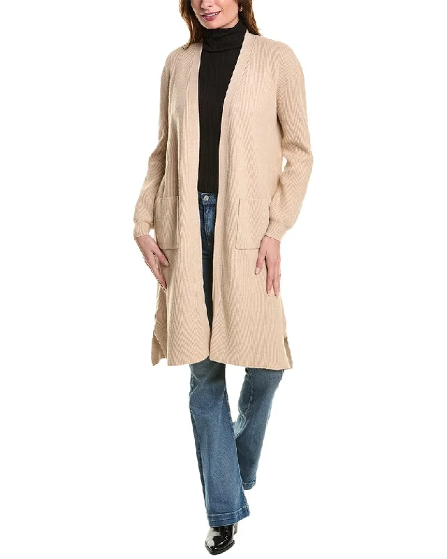 Jones New York Duster Cardigan Machine Wash Dry Clean Hand Wash