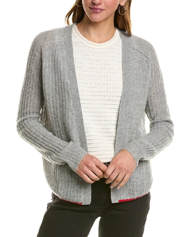 Kier + J Cashmere Cardigan Soft Cozy Warm