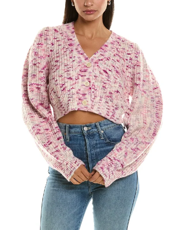 LoveShackFancy Avignon Wool & Cashmere-Blend Crop Cardigan Mesh Fabric Canvas Fabric Denim Fabric LoveShackFancy Avignon Wool & Cashmere-Blend Crop Cardigan Mesh Fabric Canvas Fabric Denim Fabric