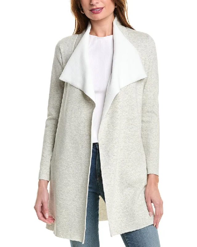 Rain + Rose Cardigan Asymmetrical,ymmetric Pencil Cardigan
