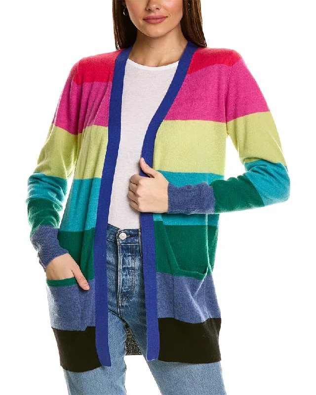 Scott & Scott London Rainbow Cali Wool & Cashmere-Blend Cardigan Plaid Cardigan Polka Dot Checkered Scott & Scott London Rainbow Cali Wool & Cashmere-Blend Cardigan Plaid Cardigan Polka Dot Checkered