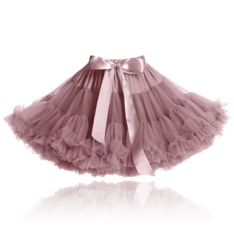 Dolly by Le Petit Tom Skirt Mauve modal blend skirt