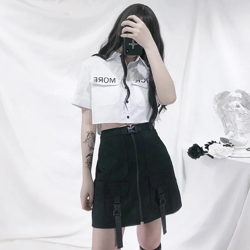 Fashion dark handsome skirt yv43228 a-line skirt cut