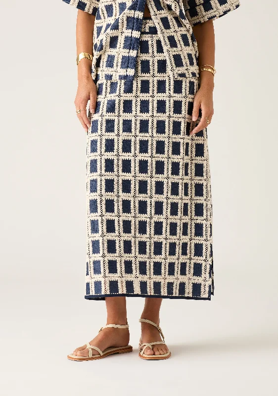 Lara Crochet Skirt chiffon skirt floaty
