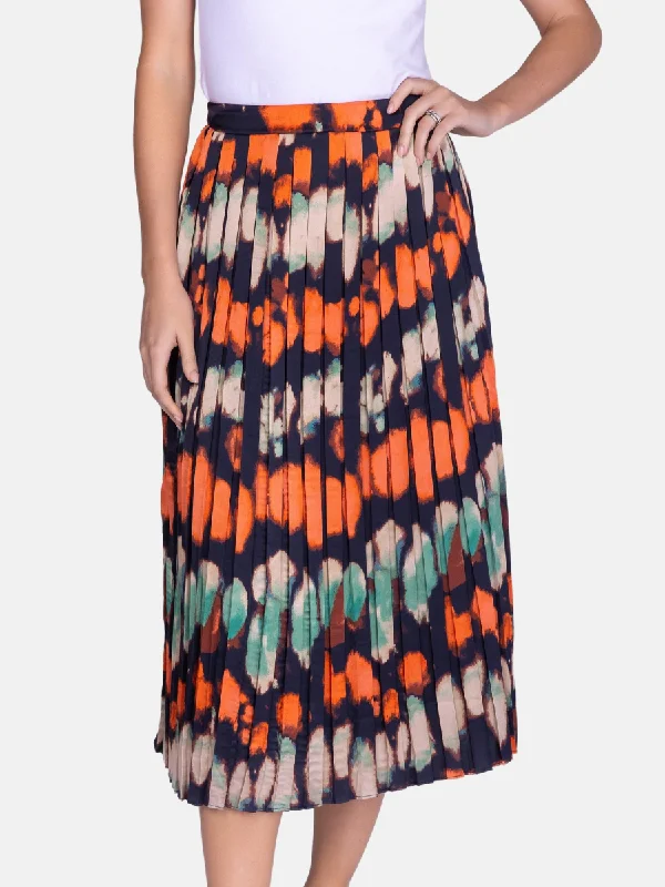 Leah Skirt Print spandex blend skirt