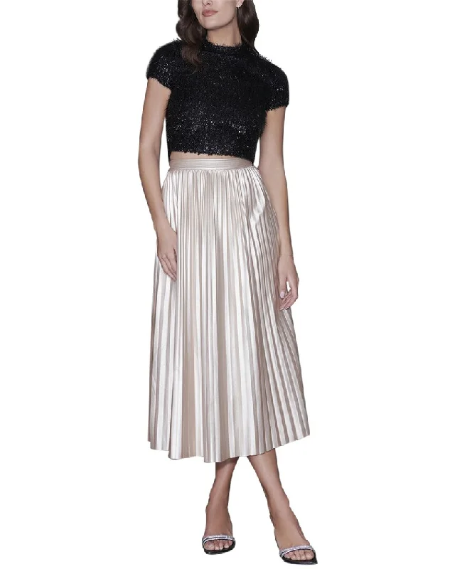Saylor Pavla Midi Skirt cashmere skirt fine
